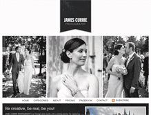 Tablet Screenshot of jamescurriephotography.com